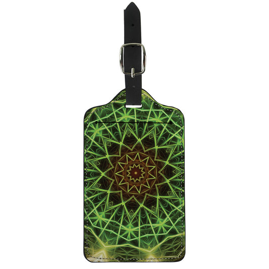 Sparkle Kaleidoscope Print Luggage Tag