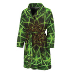 Sparkle Kaleidoscope Print Men's Bathrobe