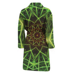 Sparkle Kaleidoscope Print Men's Bathrobe
