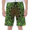 Sparkle Kaleidoscope Print Men's Beach Shorts