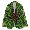 Sparkle Kaleidoscope Print Men's Blazer