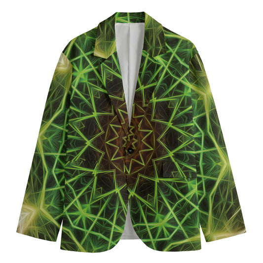 Sparkle Kaleidoscope Print Men's Blazer