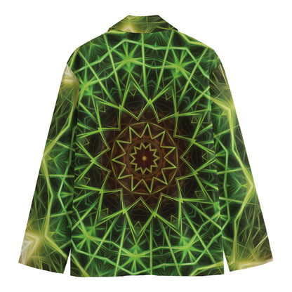 Sparkle Kaleidoscope Print Men's Blazer