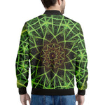 Sparkle Kaleidoscope Print Men's Bomber Jacket