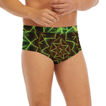 Sparkle Kaleidoscope Print Men's Briefs