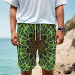 Sparkle Kaleidoscope Print Men's Cargo Shorts