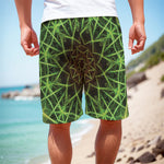 Sparkle Kaleidoscope Print Men's Cargo Shorts