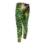 Sparkle Kaleidoscope Print Men's Compression Pants