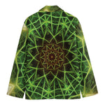 Sparkle Kaleidoscope Print Men's Cotton Blazer
