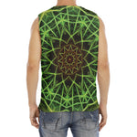 Sparkle Kaleidoscope Print Men's Fitness Tank Top