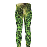 Sparkle Kaleidoscope Print Men's leggings