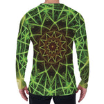 Sparkle Kaleidoscope Print Men's Long Sleeve T-Shirt