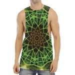 Sparkle Kaleidoscope Print Men's Muscle Tank Top