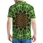 Sparkle Kaleidoscope Print Men's Polo Shirt
