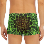 Sparkle Kaleidoscope Print Men's Short Boxer Briefs