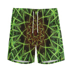 Sparkle Kaleidoscope Print Men's Sports Shorts