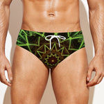 Sparkle Kaleidoscope Print Men's Swim Briefs