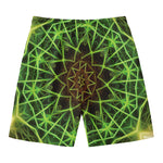 Sparkle Kaleidoscope Print Men's Swim Trunks