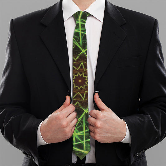 Sparkle Kaleidoscope Print Necktie