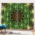 Sparkle Kaleidoscope Print Pencil Pleat Curtains