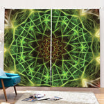 Sparkle Kaleidoscope Print Pencil Pleat Curtains