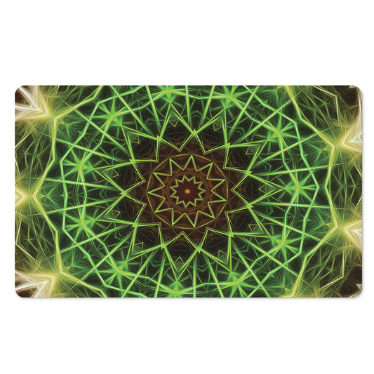 Sparkle Kaleidoscope Print Polyester Doormat