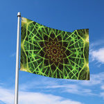 Sparkle Kaleidoscope Print Polyester Flag