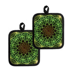 Sparkle Kaleidoscope Print Pot Holders