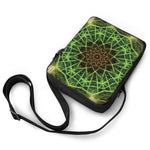 Sparkle Kaleidoscope Print Rectangular Crossbody Bag