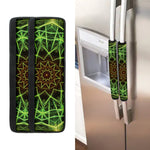 Sparkle Kaleidoscope Print Refrigerator Handle Covers