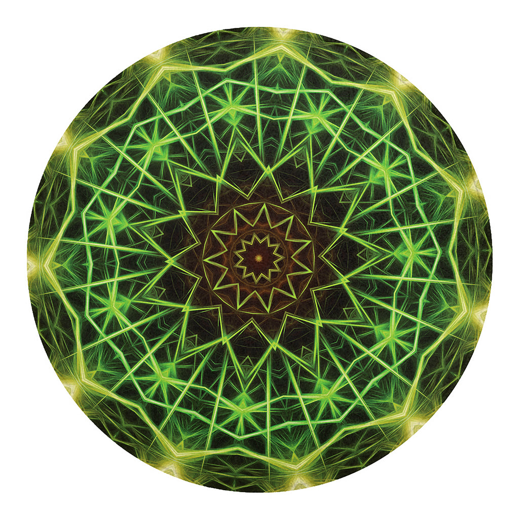 Sparkle Kaleidoscope Print Round Blanket