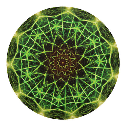 Sparkle Kaleidoscope Print Round Blanket