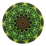 Sparkle Kaleidoscope Print Round Blanket