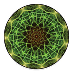 Sparkle Kaleidoscope Print Round Floor Mat