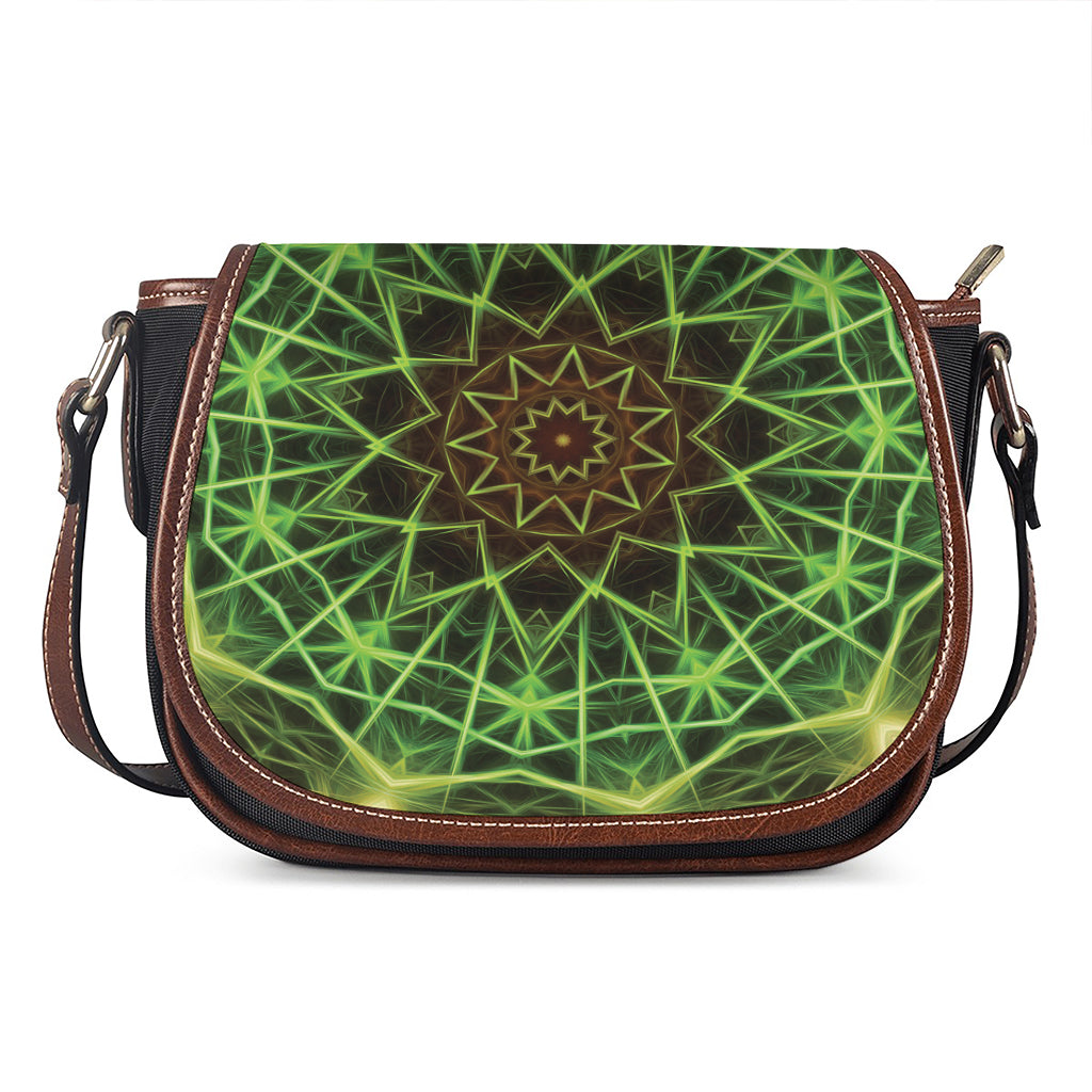 Sparkle Kaleidoscope Print Saddle Bag