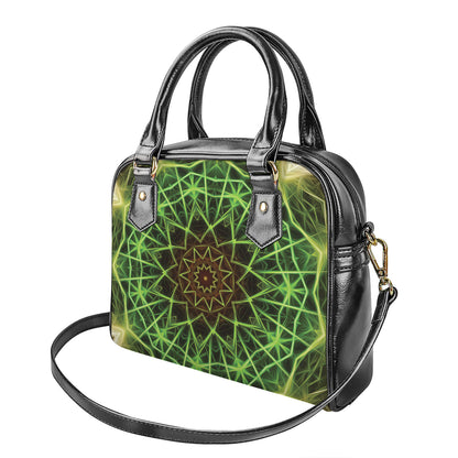 Sparkle Kaleidoscope Print Shoulder Handbag