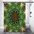 Sparkle Kaleidoscope Print Shower Curtain