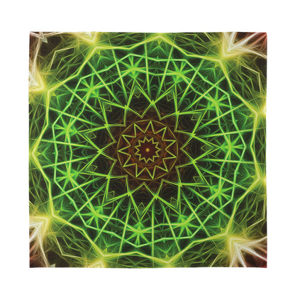 Sparkle Kaleidoscope Print Silk Bandana