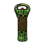 Sparkle Kaleidoscope Print Single Neoprene Wine Tote