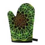 Sparkle Kaleidoscope Print Single Oven Mitt