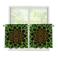 Sparkle Kaleidoscope Print Tier Curtains
