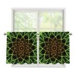 Sparkle Kaleidoscope Print Tier Curtains