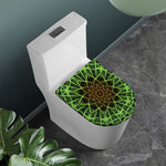 Sparkle Kaleidoscope Print Toilet Lid Cover