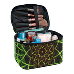 Sparkle Kaleidoscope Print Travel Makeup Bag