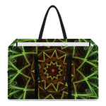 Sparkle Kaleidoscope Print Utility Tote Bag