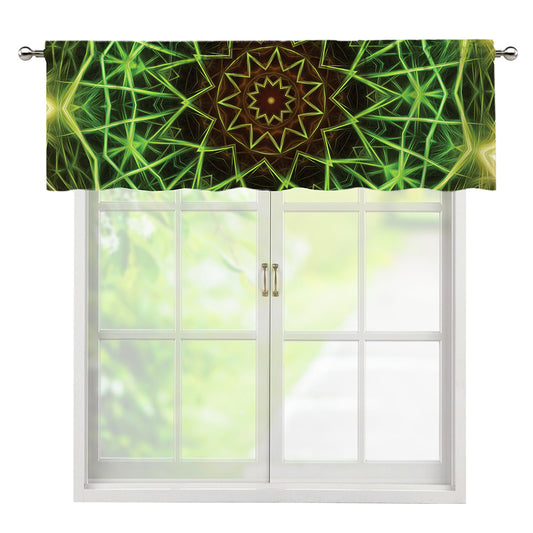 Sparkle Kaleidoscope Print Window Valance