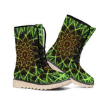 Sparkle Kaleidoscope Print Winter Boots