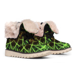 Sparkle Kaleidoscope Print Winter Boots