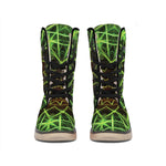 Sparkle Kaleidoscope Print Winter Boots