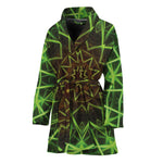 Sparkle Kaleidoscope Print Women's Bathrobe